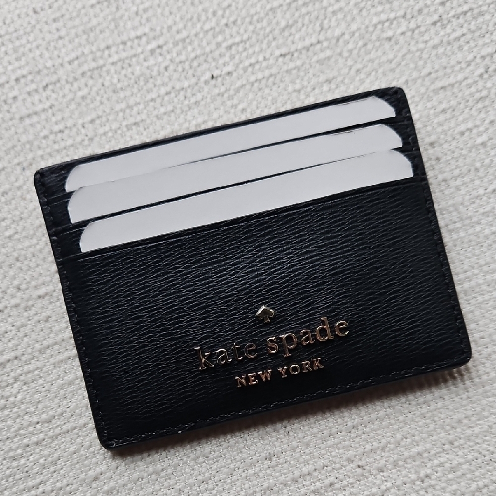 Kate Spade Black and Minnie Cardholder - Picture 12 of 13
